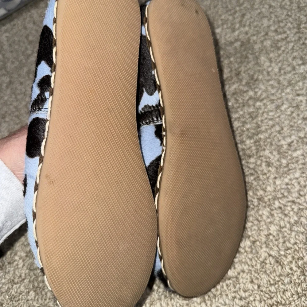 SABAH The Bolo Blue And Black Cow Print Loafer Size 36 (5.5) El Paso Texas‎